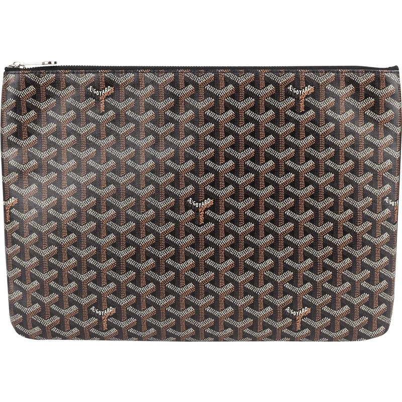 Goyard Monogram Goyardine Canvas Senat MM Clutch