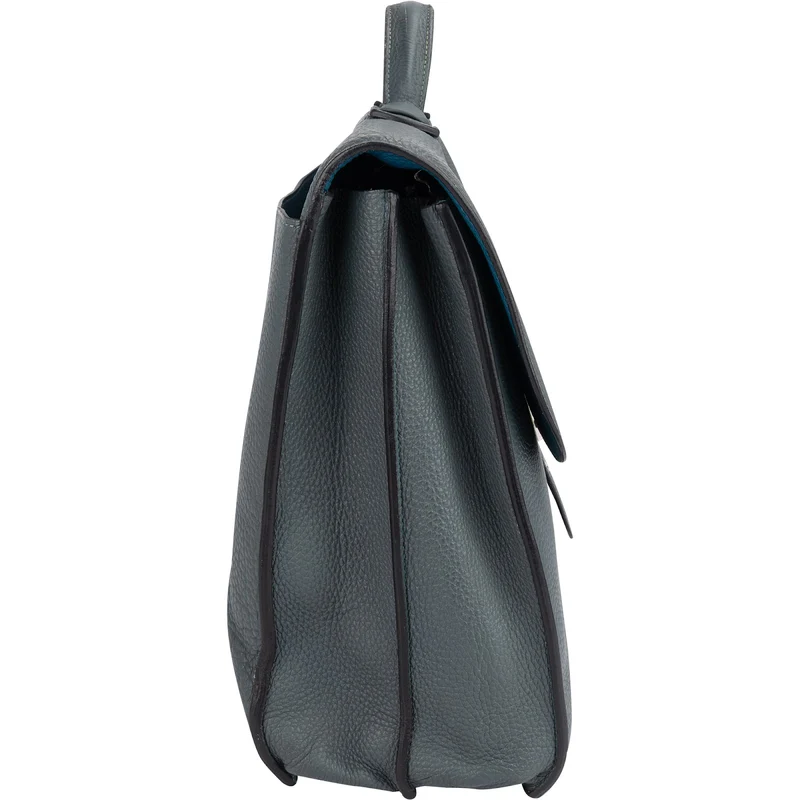 Hermès Gris Togo Leather Sac à Dépêches Business Handbag