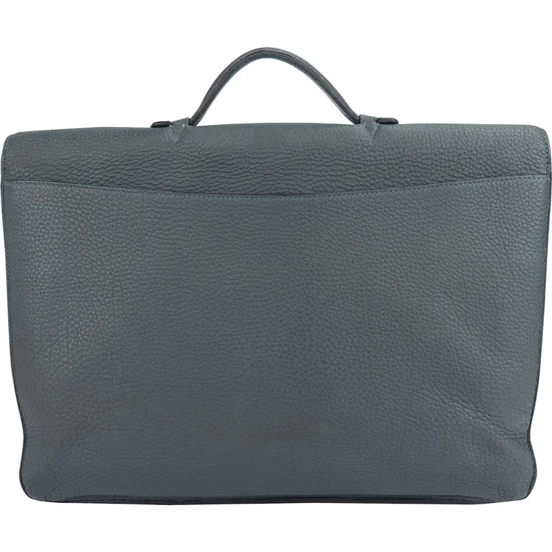 Hermès Gris Togo Leather Sac à Dépêches Business Handbag