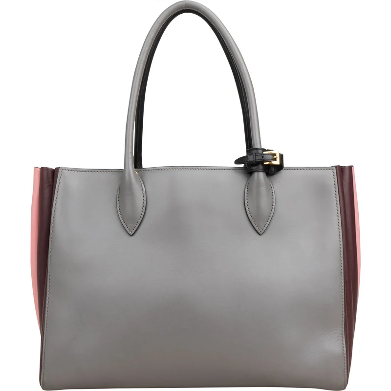 Prada Leather Bibliothèque Tote Handbag