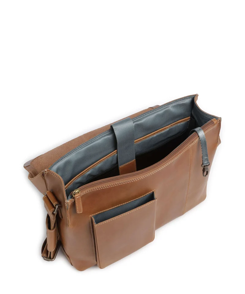 Aunts & Uncles Heritage Medium Judd Kuriertasche tan