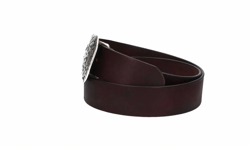 Ledergürtel 40 mm breit Bordeaux