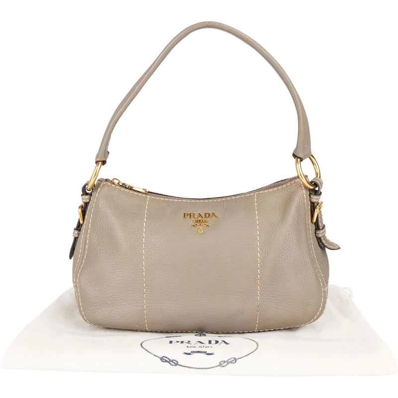 Prada Vitello Daino Hobo Handbag