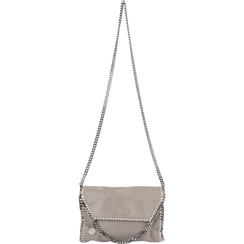 Stella McCartney Shaggy Falabella Fold Over Crosssbody Bag