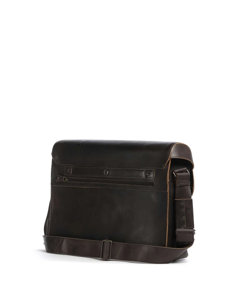 Aunts & Uncles Heritage Big Judd Kuriertasche dark brown