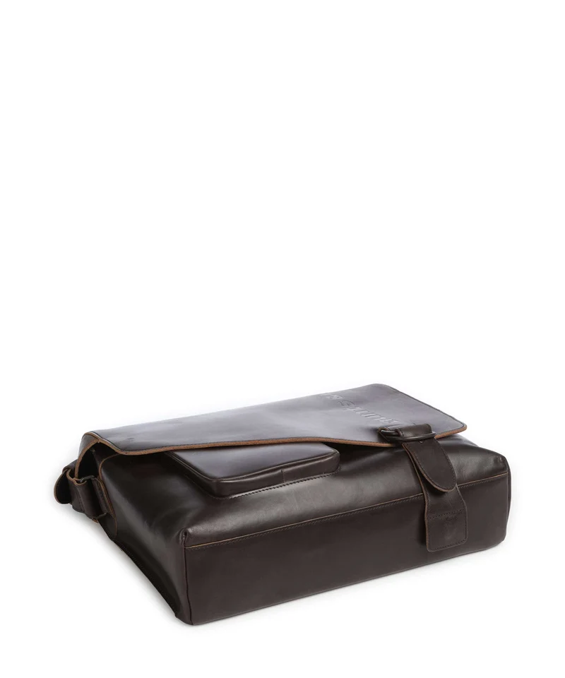 Aunts & Uncles Heritage Big Judd Kuriertasche dark brown