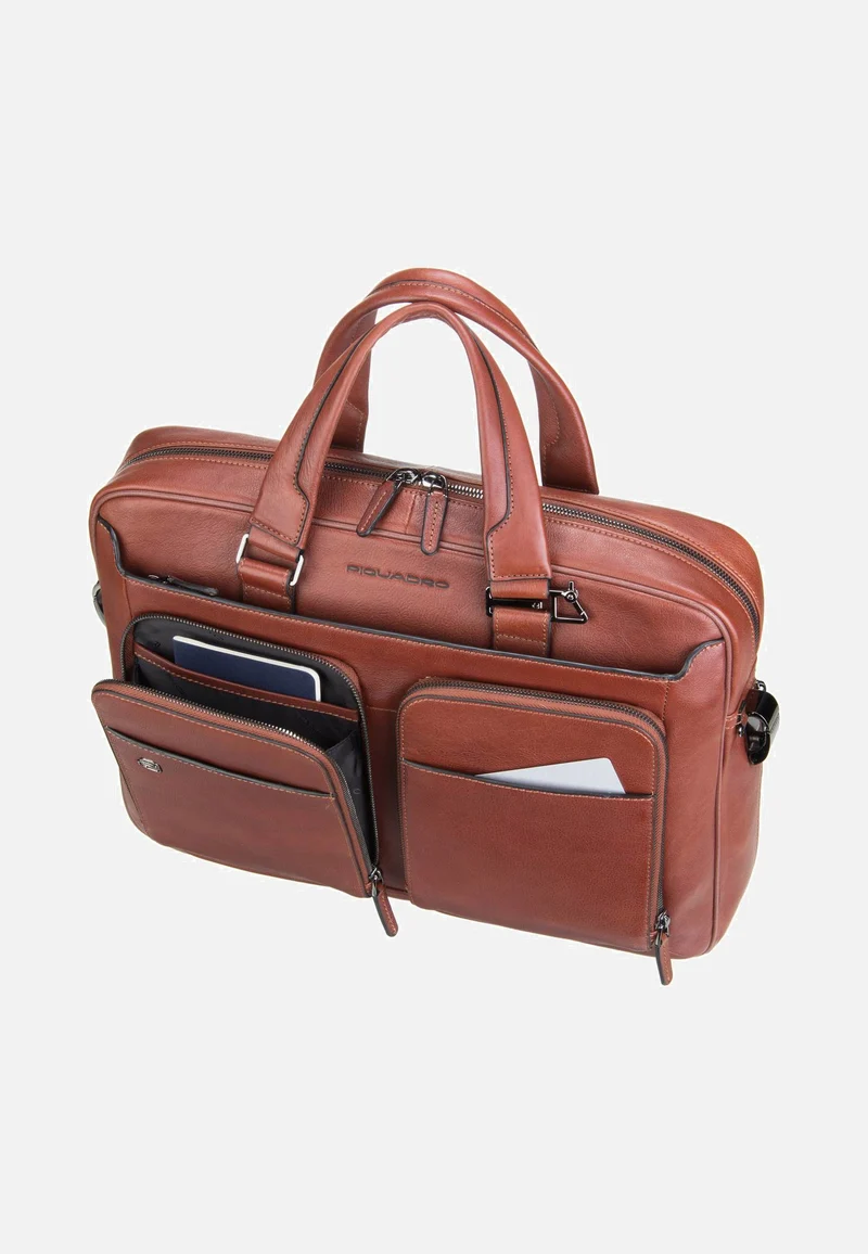 Black Square 2849 Connequ Cuoio Tobacco - Aktentasche
