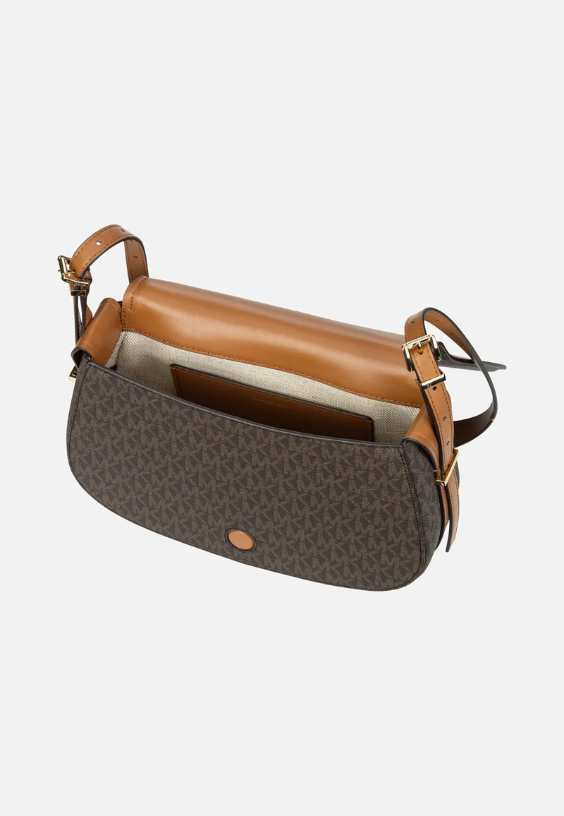 Lydia MD Flap MK SIG Brown/Acorn - Saddle Bag