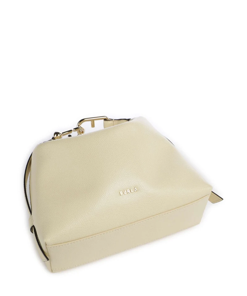 Furla Tonie Mini Schultertasche cremino