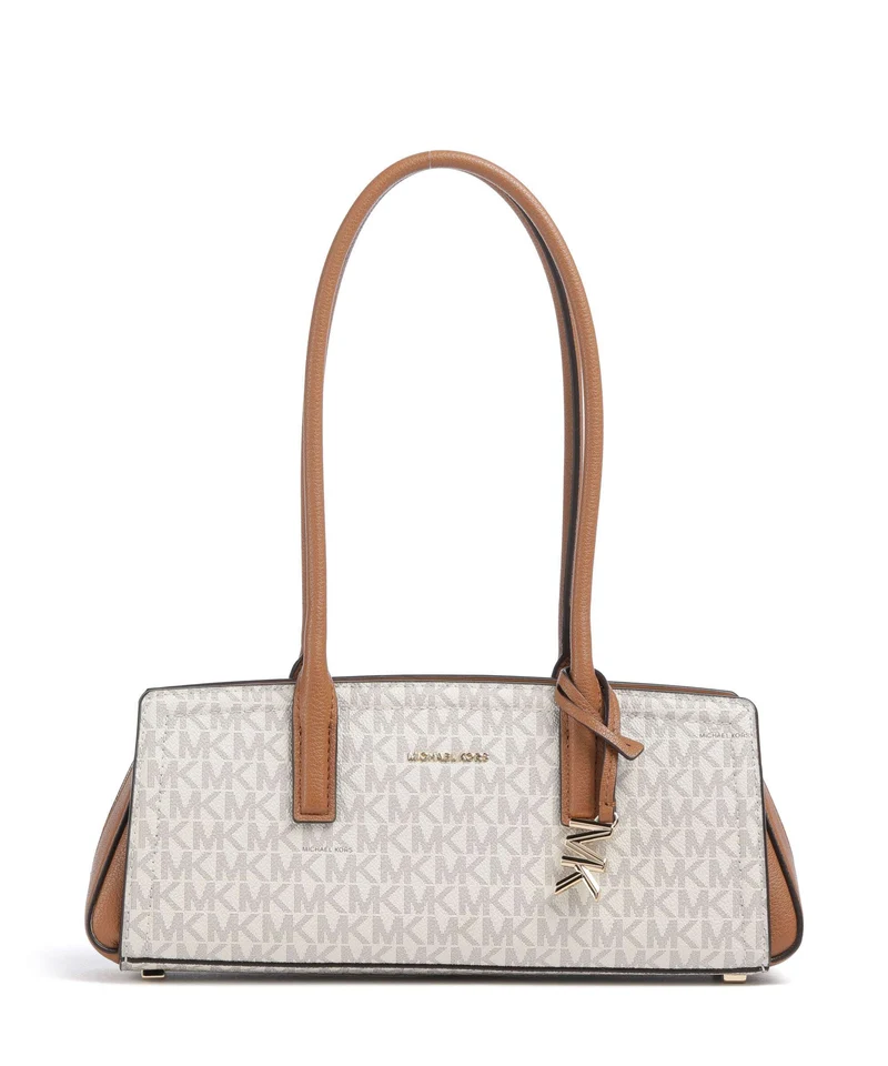 Michael Kors Laila Small Schultertasche vanilla/acorn