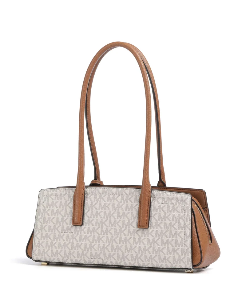 Michael Kors Laila Small Schultertasche vanilla/acorn