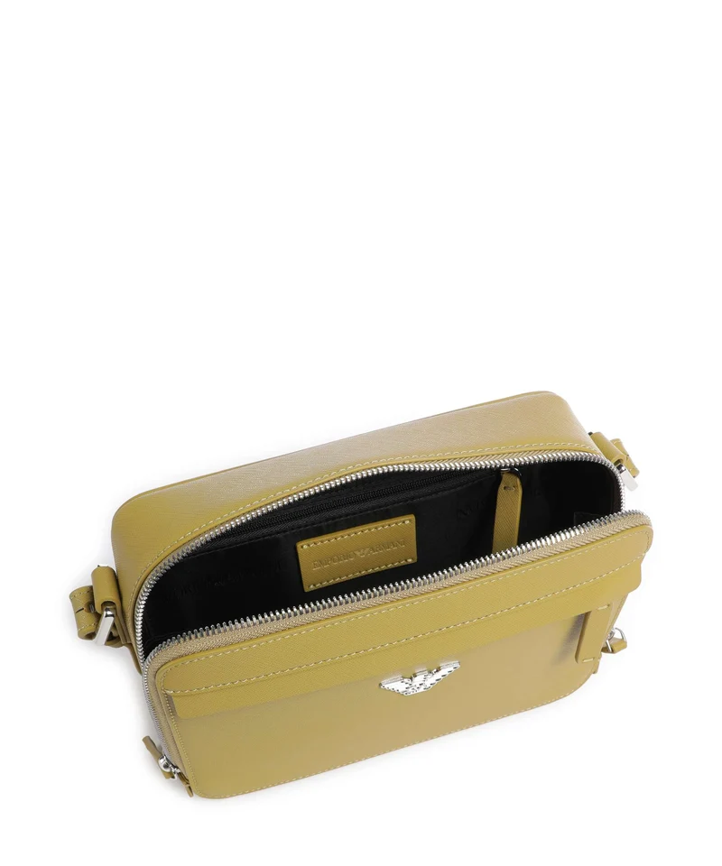 Emporio Armani Business Regenerated Umhängetasche ecru olive