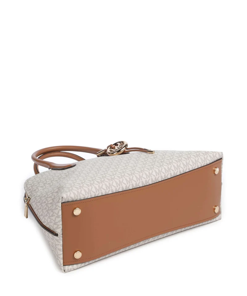 Michael Kors Freddie Large Handtasche vanilla/acorn