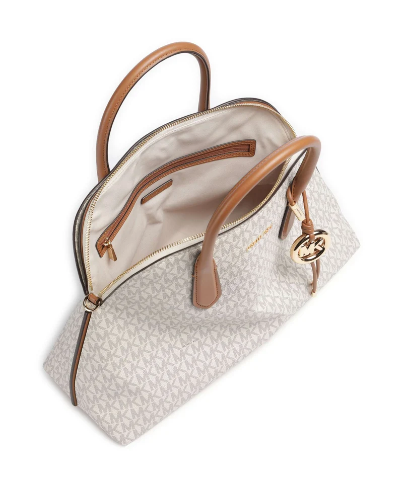 Michael Kors Freddie Large Handtasche vanilla/acorn