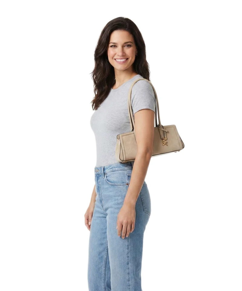Michael Kors Laila Small Schultertasche khaki