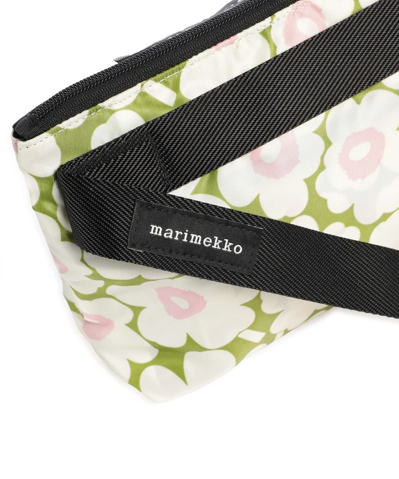 Marimekko Neat S Unikko Umhängetasche light yellow/green/lt pink