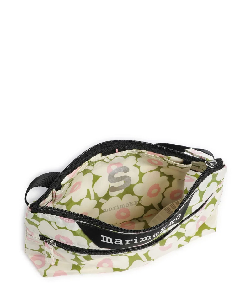 Marimekko Neat S Unikko Umhängetasche light yellow/green/lt pink