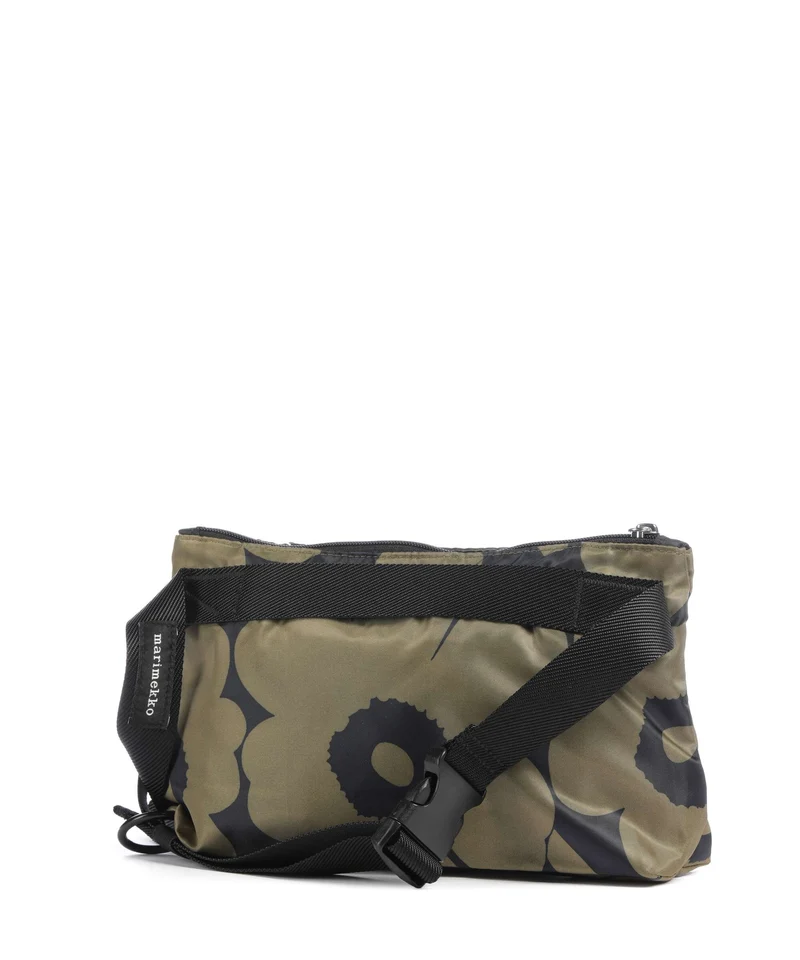 Marimekko Neat S Unikko Umhängetasche olive green/dark blue