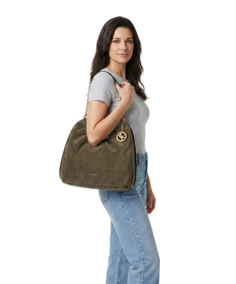 Michael Kors Indie Large Beuteltasche loden