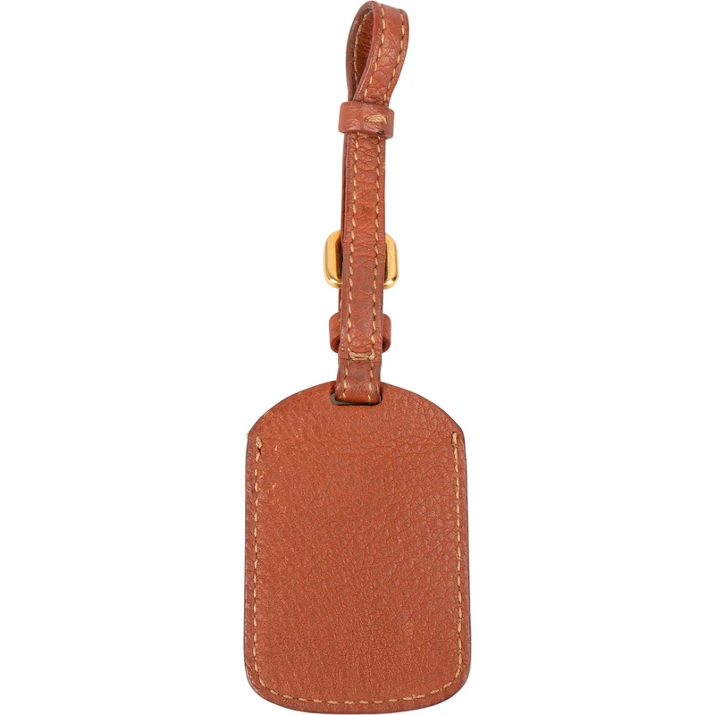 Prada Leather Mini Luggage Bag Charm