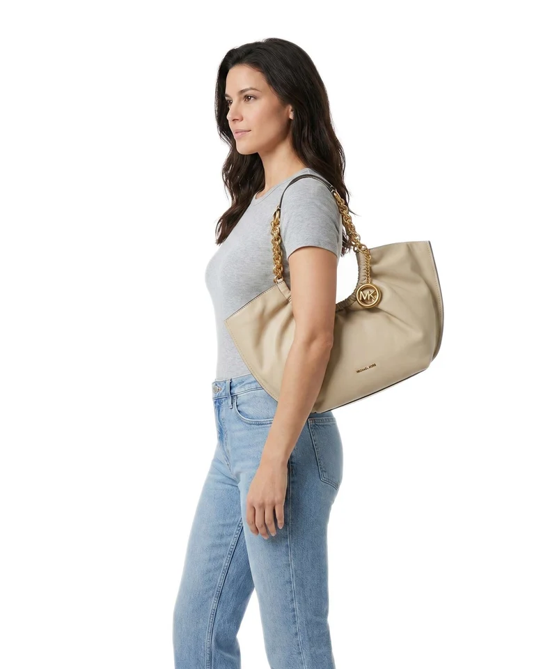 Michael Kors Indie Small Shopper khaki