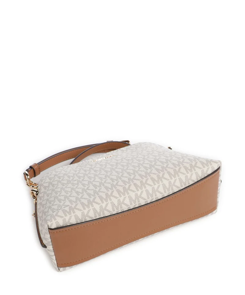 Michael Kors Freddie Small Umhängetasche vanilla/acorn