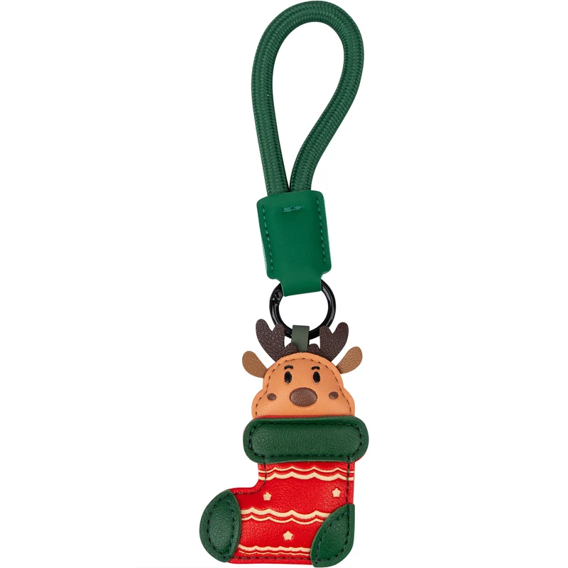 Christmas Bag Charm (Santa Claus & Rentier)