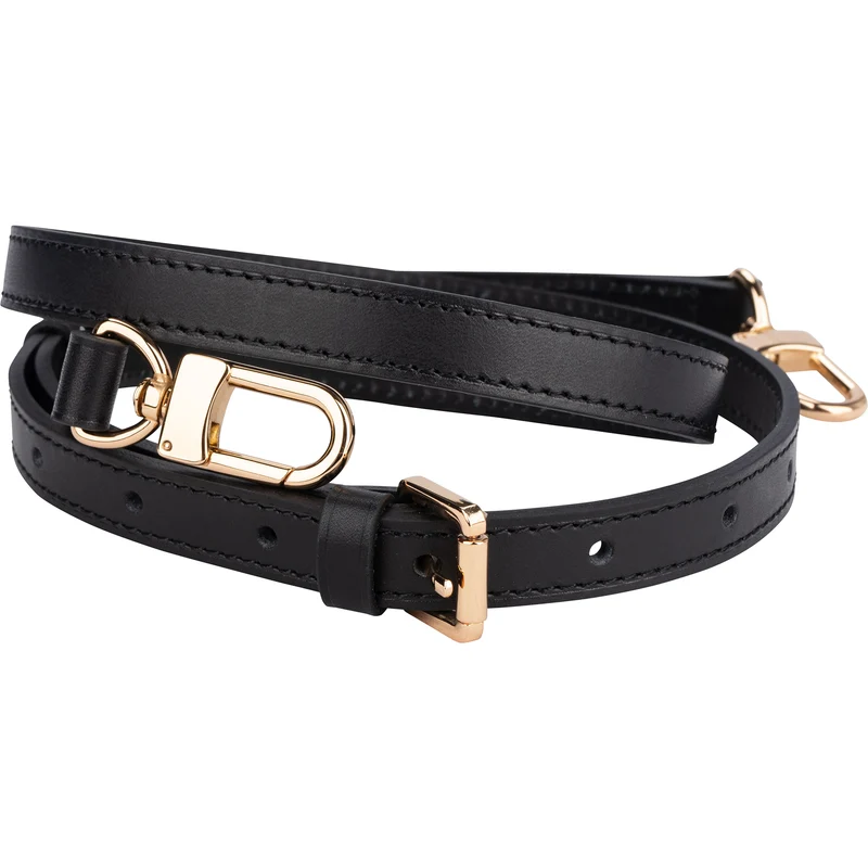 Schulterriemen Schwarz (Schmal / Verstellbar) - Pochette Accessoires