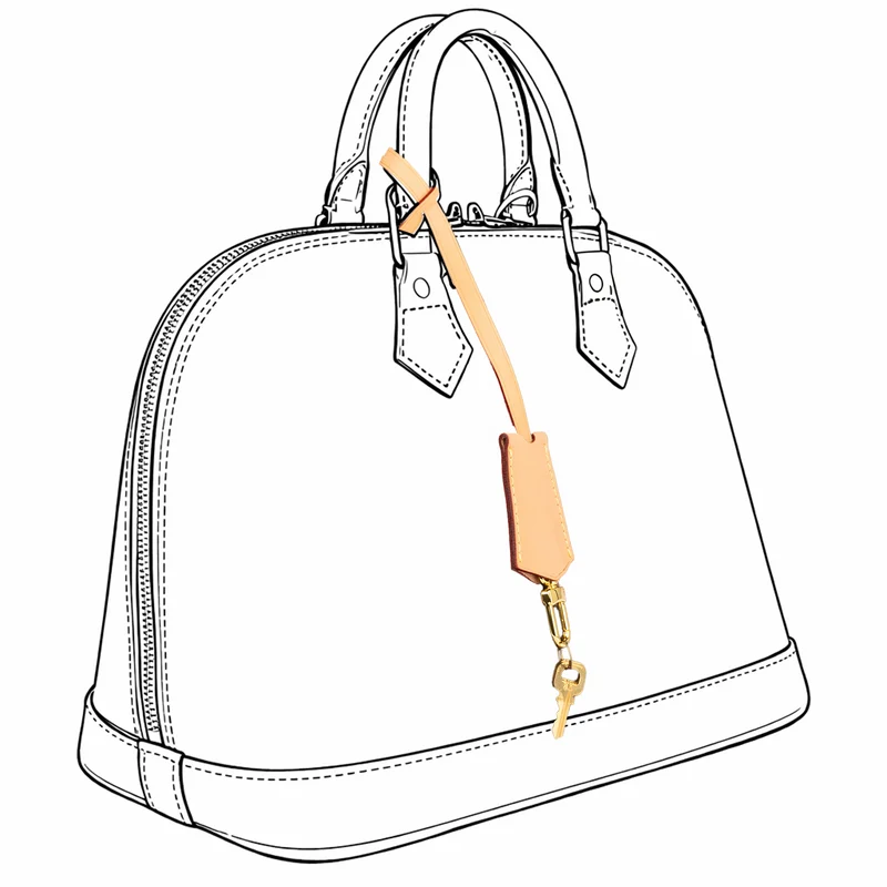 Vachetta Karabiner Clochette Anhänger