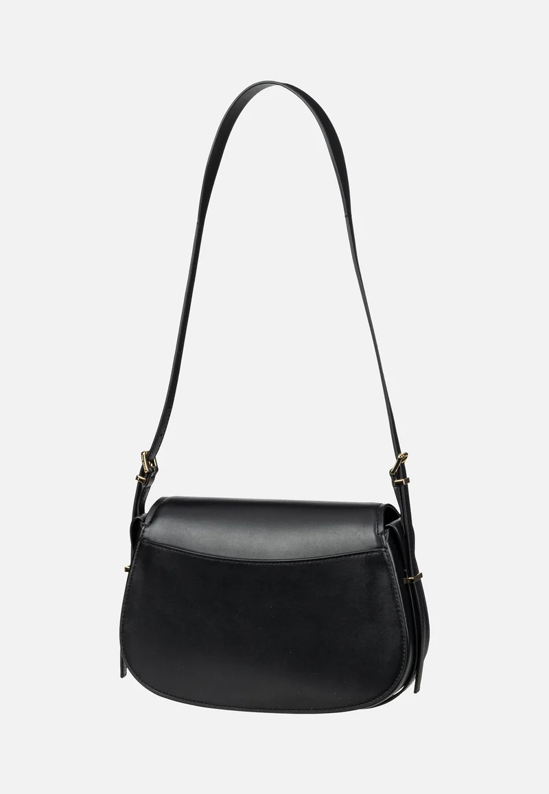 Lydia MD Flap Black - Saddle Bag
