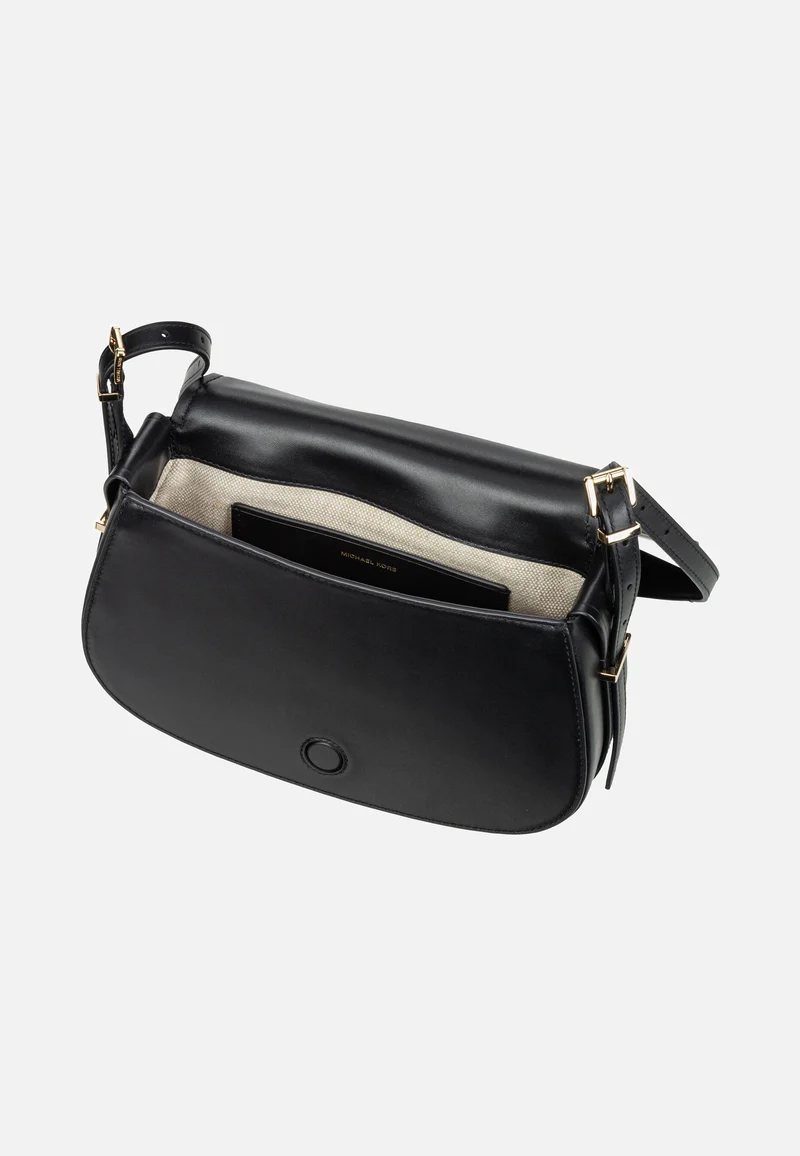 Lydia MD Flap Black - Saddle Bag