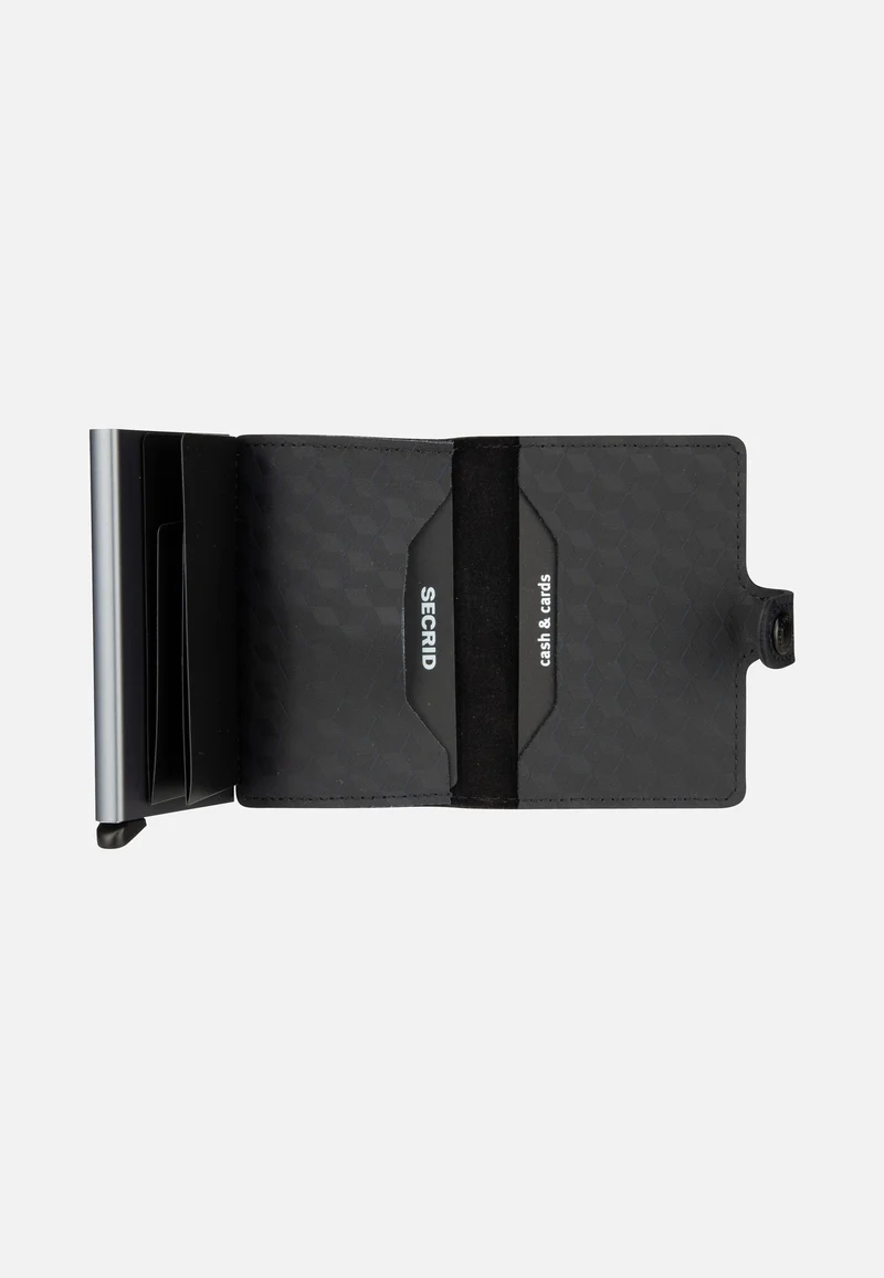 Miniwallet Optical Black-Titanium - Portemonnaie