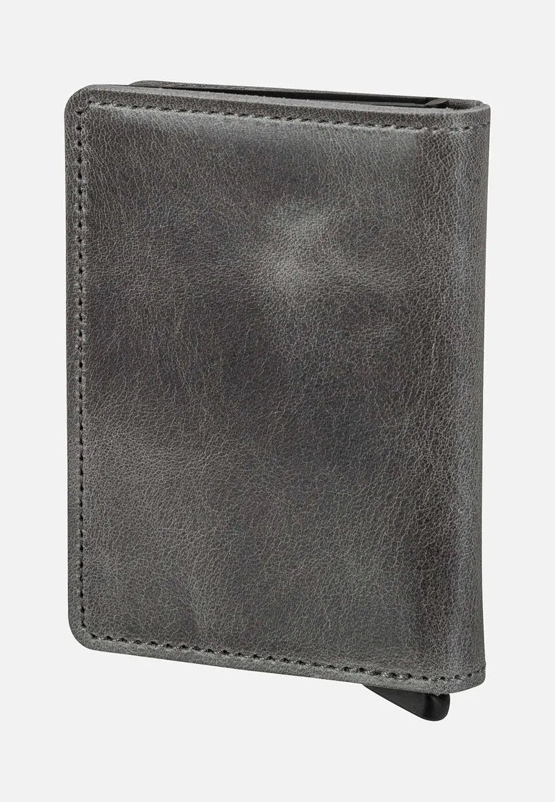 Slimwallet Vintage Grey-Black - Portemonnaie
