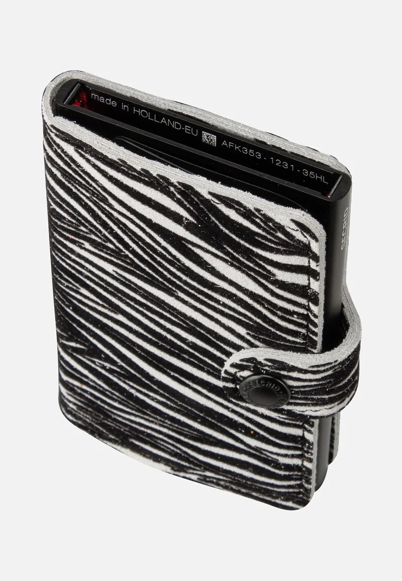 Miniwallet Zebra Light Grey - Portemonnaie