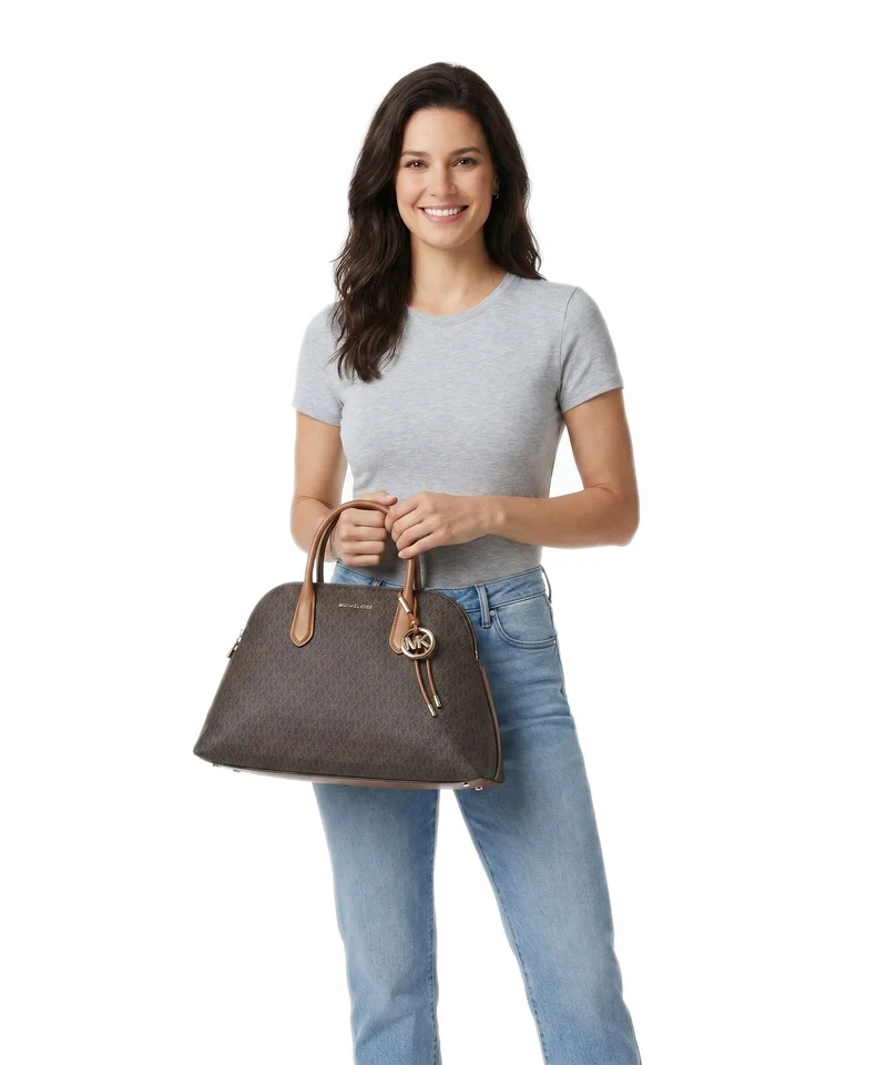 Michael Kors Freddie Large Handtasche brown/acorn