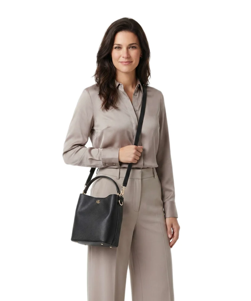 Lauren Ralph Lauren Reese Small Bucket Handtasche black