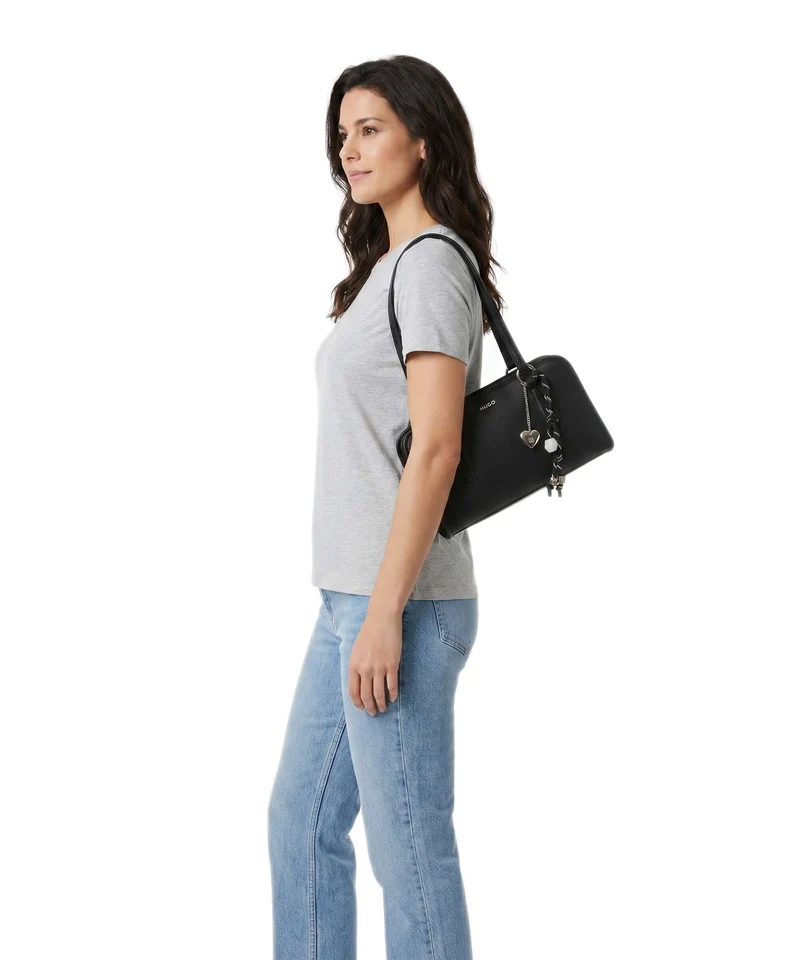 Hugo Clioh Schultertasche black
