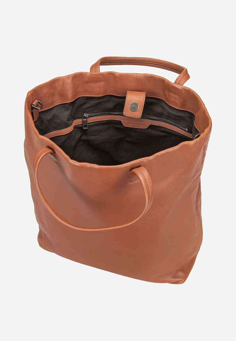 Hera L Sheep Natural Russet - Hobo Bag