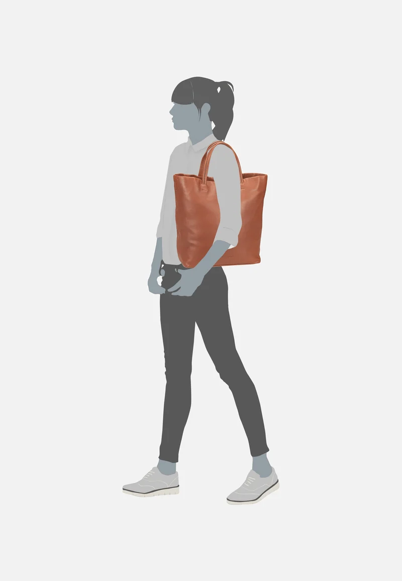 Hera L Sheep Natural Russet - Hobo Bag