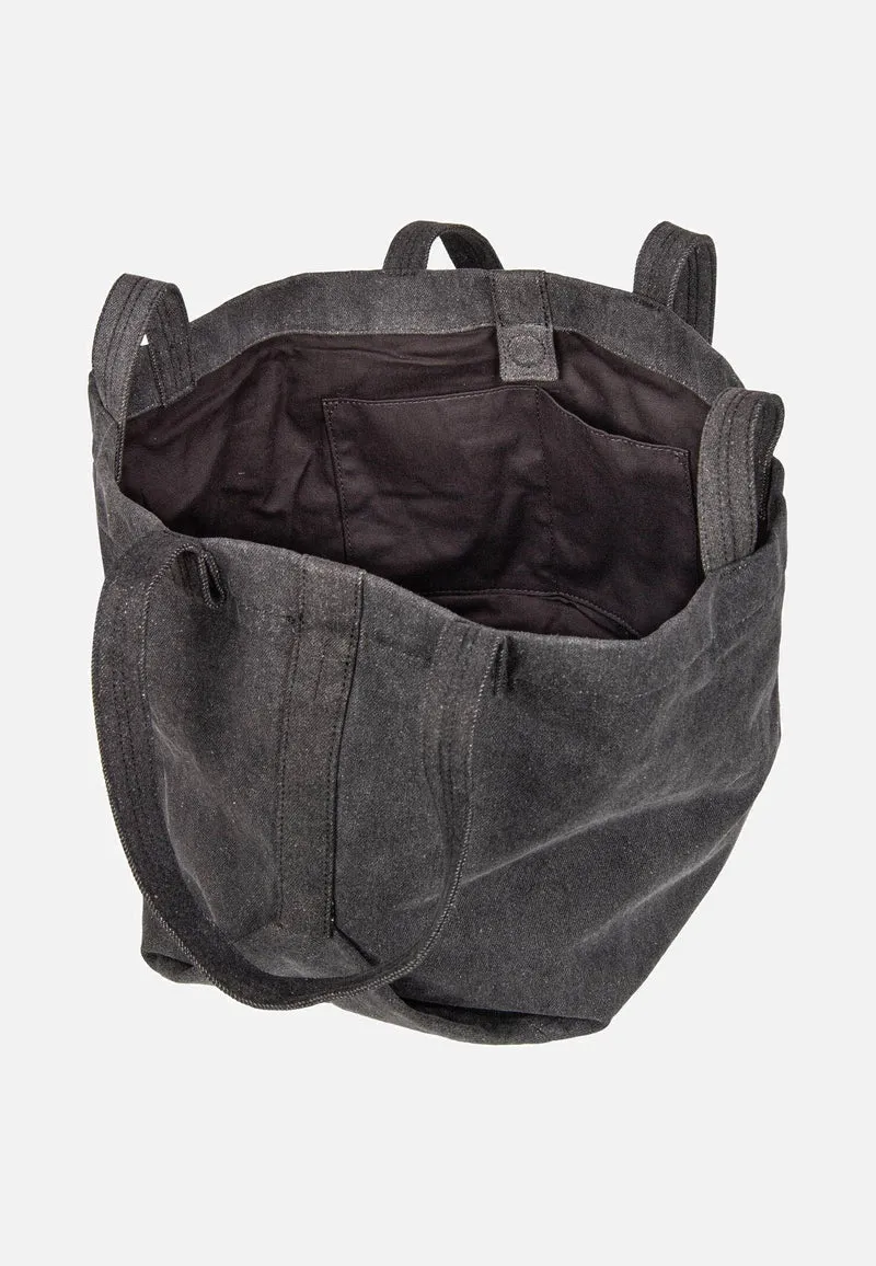 Elvira M Denim Black - Shopper