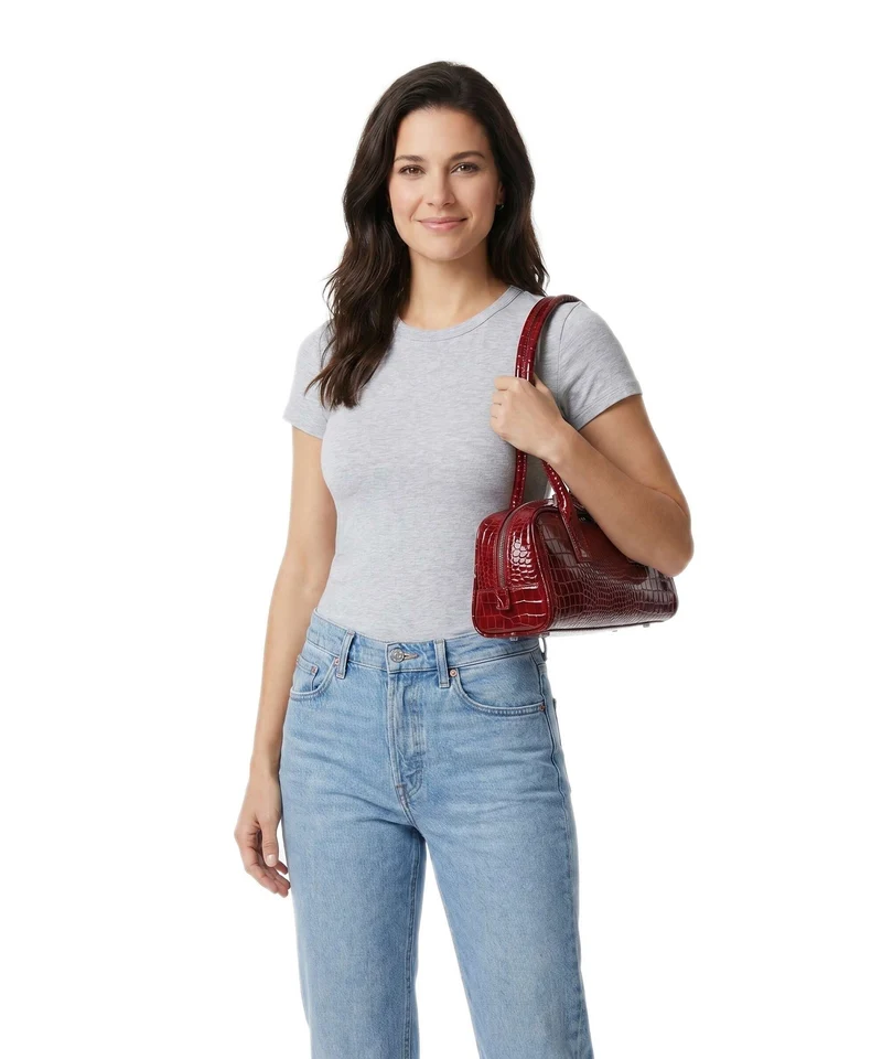 Steve Madden BANISE Schultertasche red croco