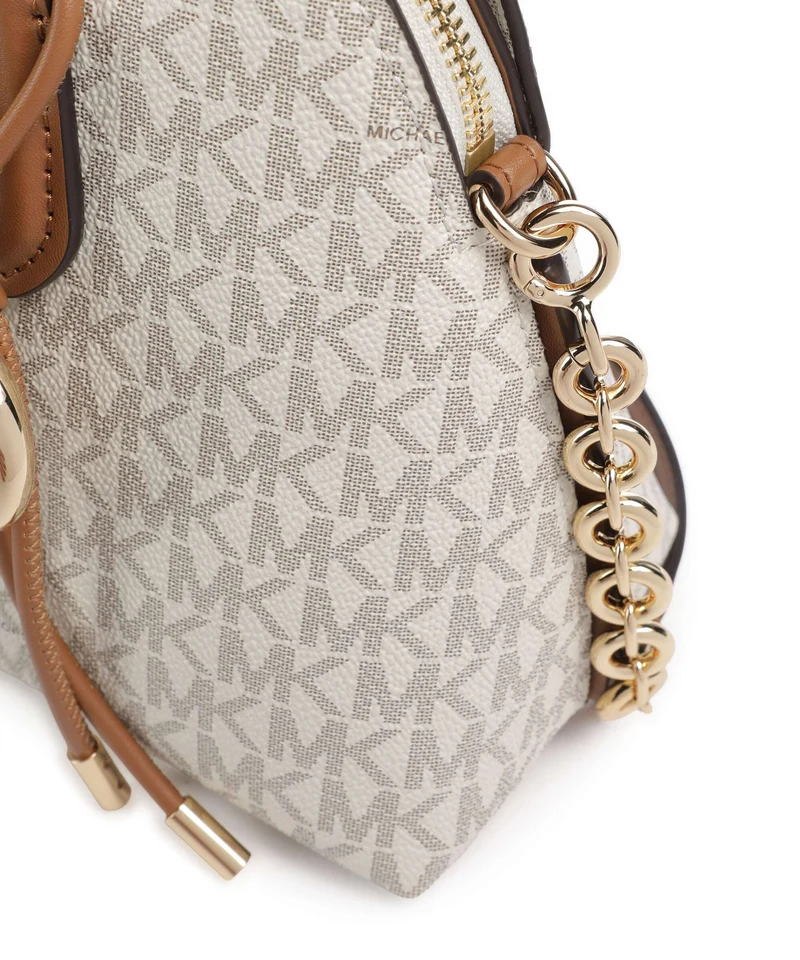 Michael Kors Freddie Medium Handtasche vanilla/acorn