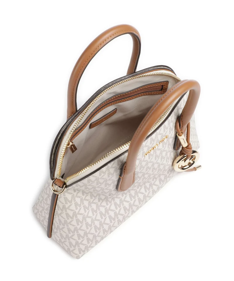 Michael Kors Freddie Medium Handtasche vanilla/acorn
