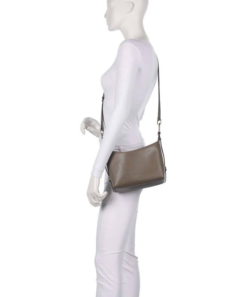 Furla Tonie Mini Schultertasche muddy gray