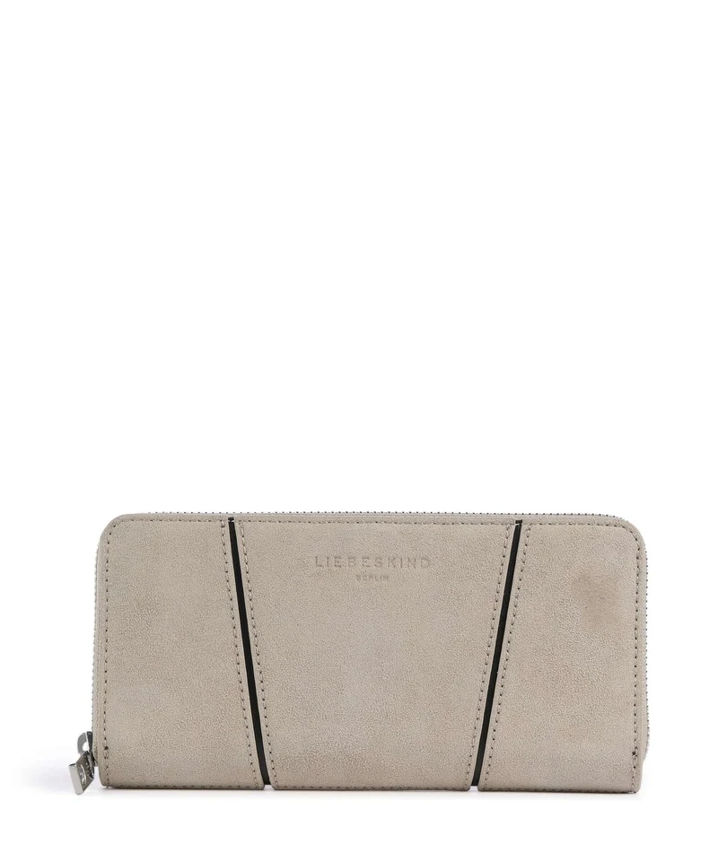 Liebeskind Una Gigi Recycled Suede L Geldbörse beige