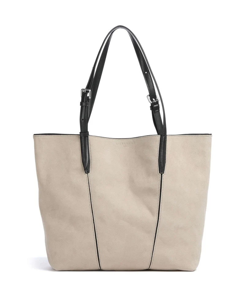 Liebeskind Una Recycled Suede M Shopper beige