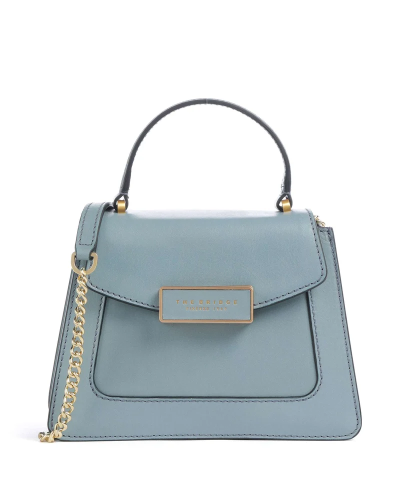 The Bridge Ginevra Handtasche baby blue/oro