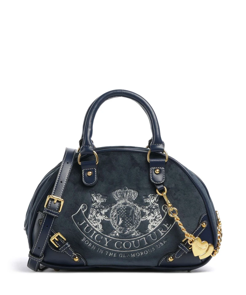 Juicy Couture Twig Narrative Velvet Handtasche blue depths