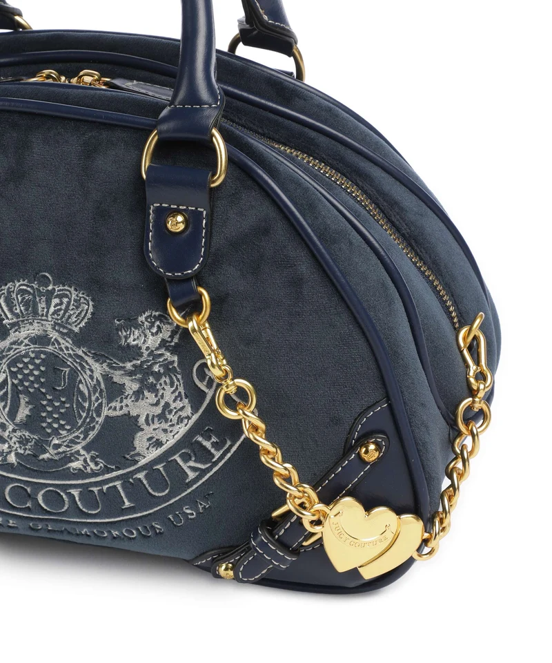 Juicy Couture Twig Narrative Velvet Handtasche blue depths