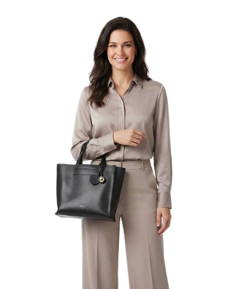 Furla Divide It S Handtasche nero